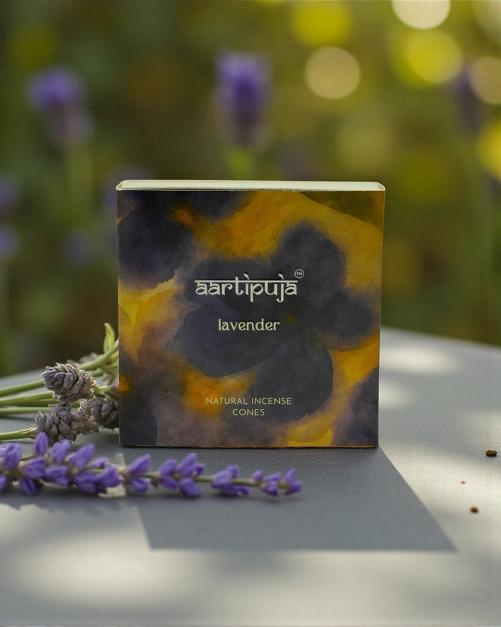 Lavender Dhoop Cones
