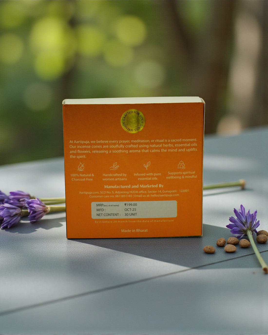 Lavender Dhoop Cones