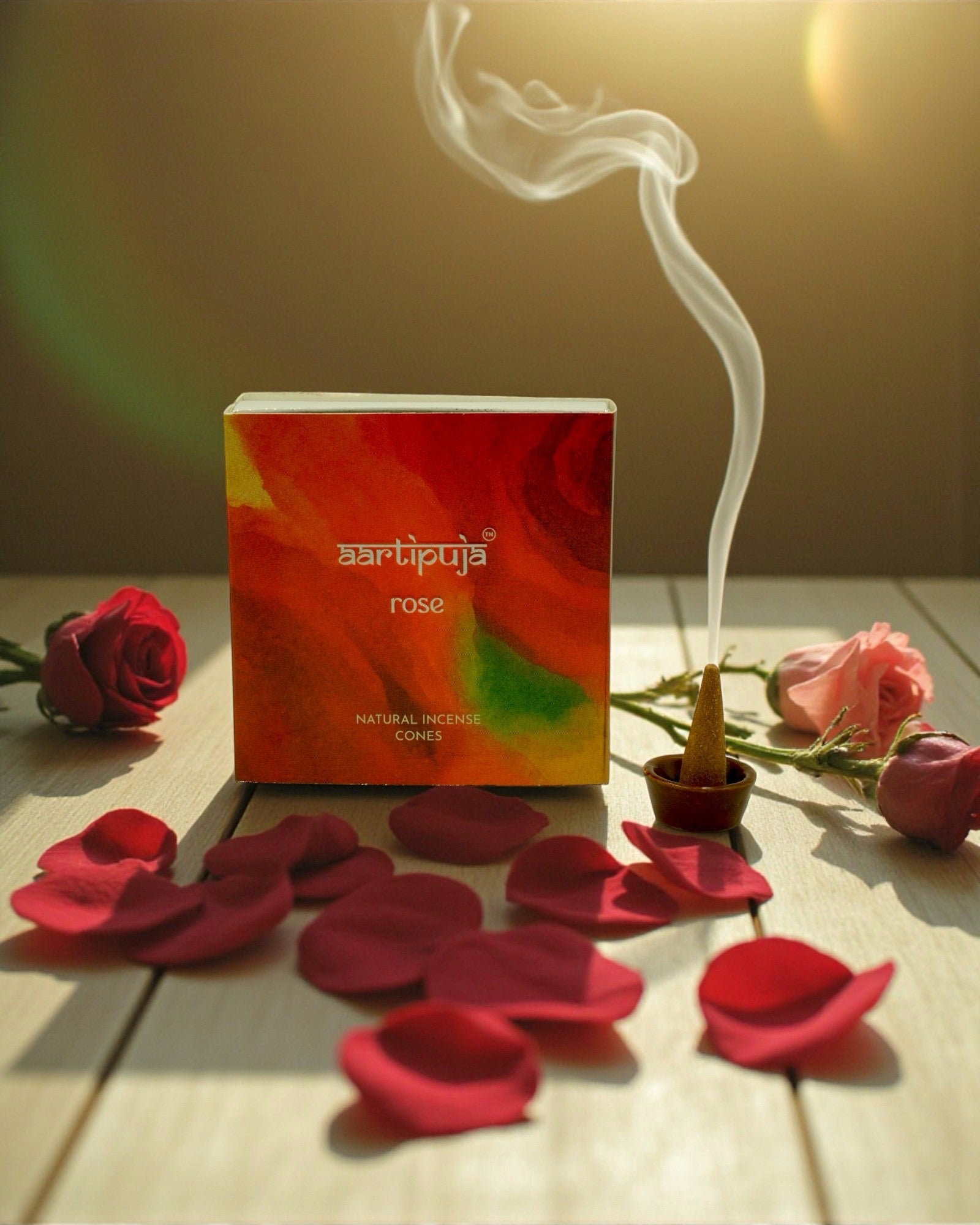 Rose Dhoop Cones